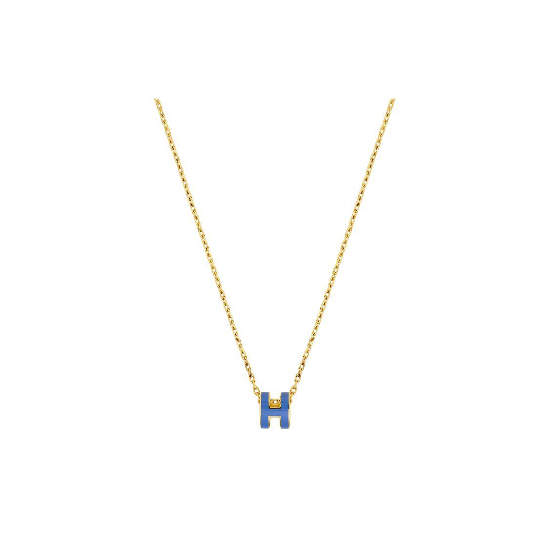 

Hermes Pop H Series H Pendant Necklace Women necklace Deep-Blue Gold H147992F-73 Basic Packaging-Box+Dust Bag or Padding Board