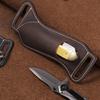 Funda de Cuero Plegable para Cinturones Funda para Cuchillo Bolsa para Guardar Cuchillos Estuche Protector Bolsa para Herramientas Múltiples