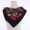A041 Ethnic Printed Square Scarf - Winter/Autumn Headscarf Gauze