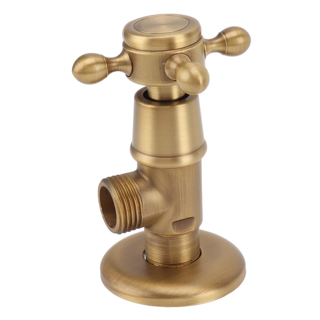 Brass Angle Stop Valve Retro Thickened Cold Hot   Valve Explosion Proof Water Shut Off Valve