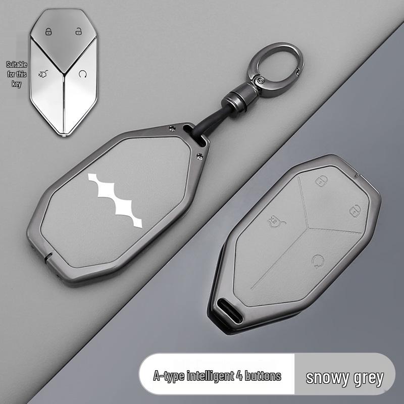 BYD Leopard Key Fob Case: Zinc Alloy Shell for Titanium 3, 7 & Leopard Models (3, 5, 8)