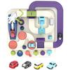 4 Cars Rail Car Train Track Toys For Kids Montessori Boys Girls Xmas Gifts Racing Cars Mechanical Adventure Brain Table Game