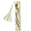 DYS Real Flower Resin Bookmark, 12 Months Dried Page Marker, Handmade Pressed Bookmark for Readers, Gift Book Lovers