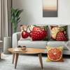 4pcs/set Fruit Theme Cushions Pillowcase Polyester Cushion Cover Throw Pillow Pillowcover Home Car Sofa Decor