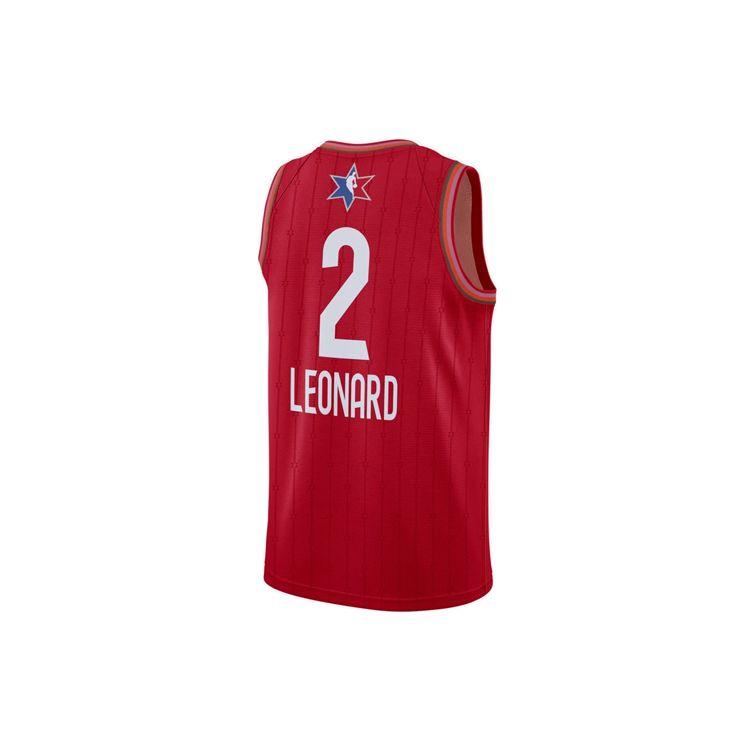 Jordan NBA All-Star 2020 Leonard No. 2 Breathable Basketball Vest Men Tops Red CJ1063-666
