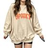 Women's Halloween Printed Neck Short Sleeve T-Shirt Casual Top