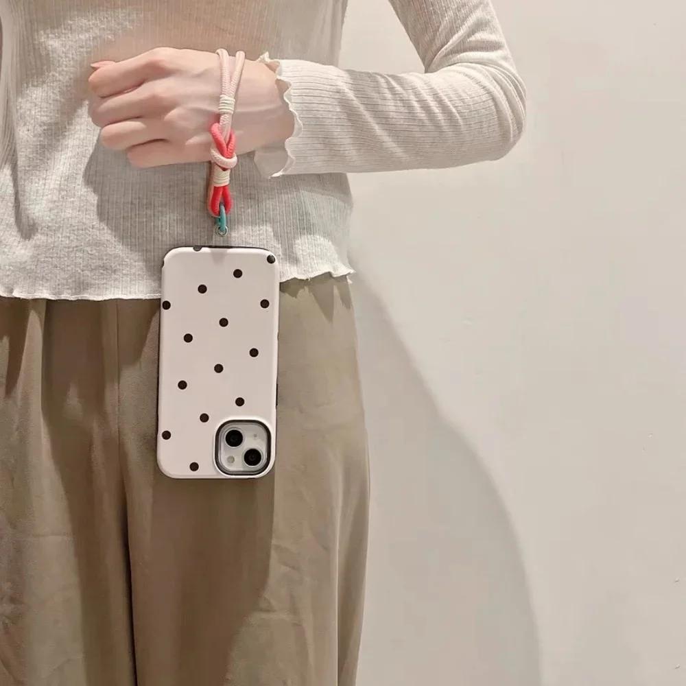 Stylish Color-Matching Phone Lanyard - Multi-Functional Key Chain, Backpack Hanging Rope & Decorative Ornament for All Phones