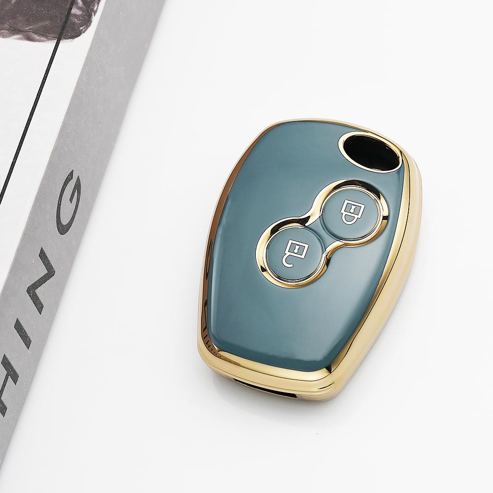 

2 Buttons Auto Keyless Car Key Cover Case Remote Shell Fob Bag for Renault Clio Scenic Megane Duster Sandero Captur Twingo Modus