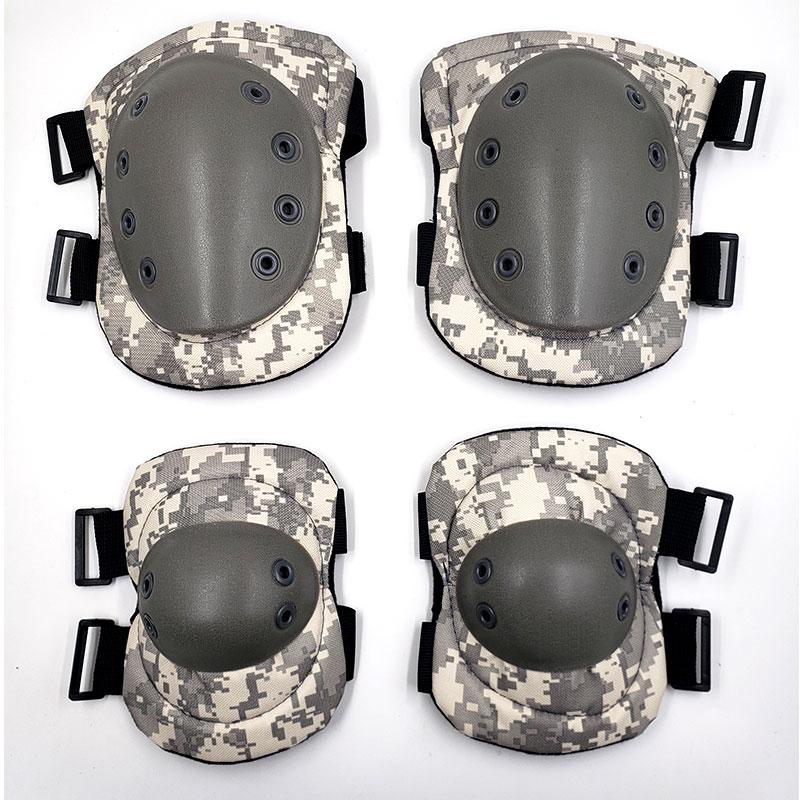 Adult Camo Tactical KneePad Elbow Pads CS Training Cycling Protector Army Airsoft Outdoor Sports Protective Kneepad Safety Gear