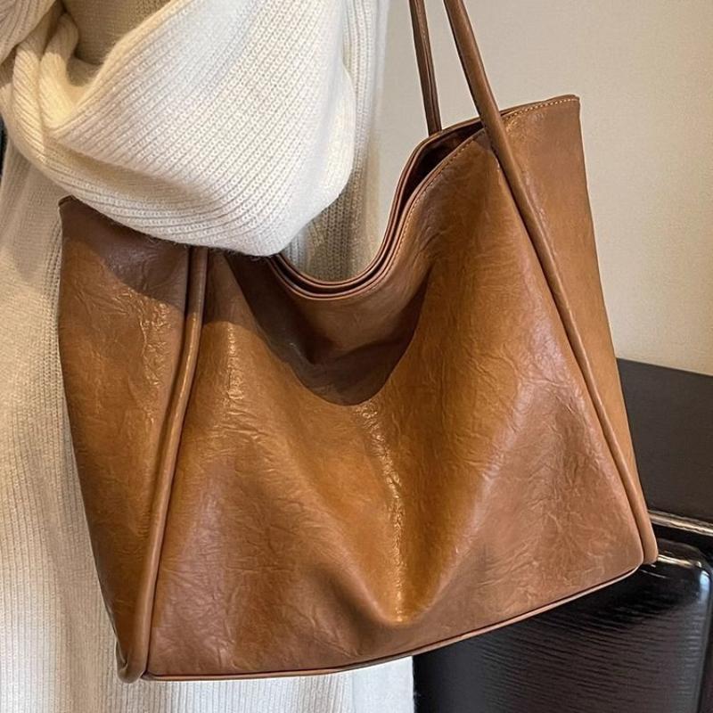 Retro Commuter Bag Women's Unique Versatile Large Capacity Student Class Shoulder Tote Bag