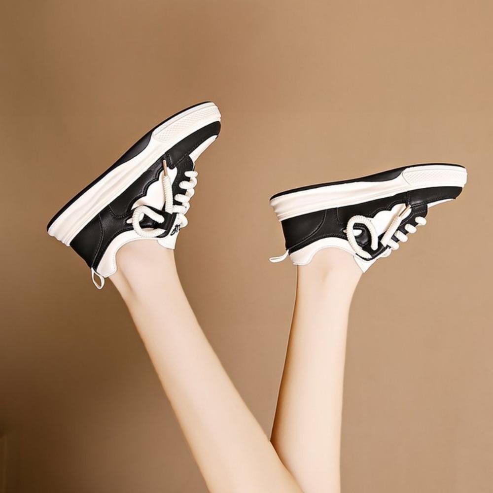 Белые туфли женские на толстой подошве повседневные туфли для сёрфинга 40 чёрный — фото 8