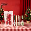 School Gift Sets for Winter Holidays 6PCS Christmas Stationery Set Students Cute Patterns Print Festive Theme Pens Homework Practical Supplies,