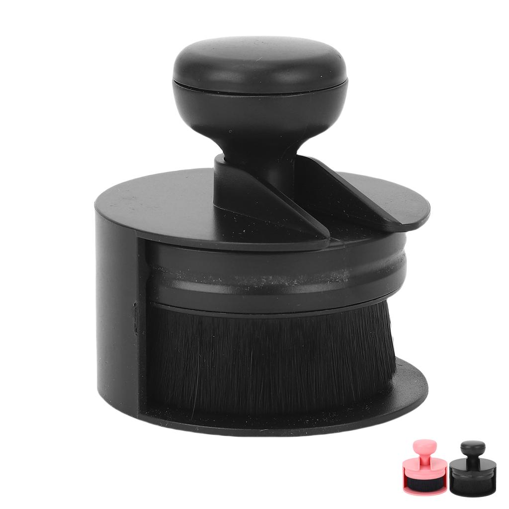 Nail Dust Brush Round Handle Flat Head Professional Fluffy Soft Nail Art Dust Cleaning Brush