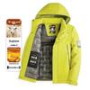 Men's Fashion Wool-Blend Jacket with Detachable Hood - Warm, Youthful, and Velvet-Lined for Winter Cold Protection.