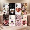 Cute M-Monchhichis Phone Case For Samsung S25,24,23,22,30,21,10,9,Ultra,Plus,Lite,FE Soft Black Case
