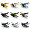 Ungiftiges 1/48 Zweiter Weltkrieg Deutsche Luftwaffe Bf109 Militärmodell P51 Hurricane F4U Corsair Jäger Zusammenbaumodell Flugzeug DIY Puzzle Spielzeug Geschenke