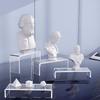 5pcs,Acrylic Transparent Display Rack, Multi-function Storage Rack, Cosmetics, Perfume, Dolls, Jewelry Sorting Rack