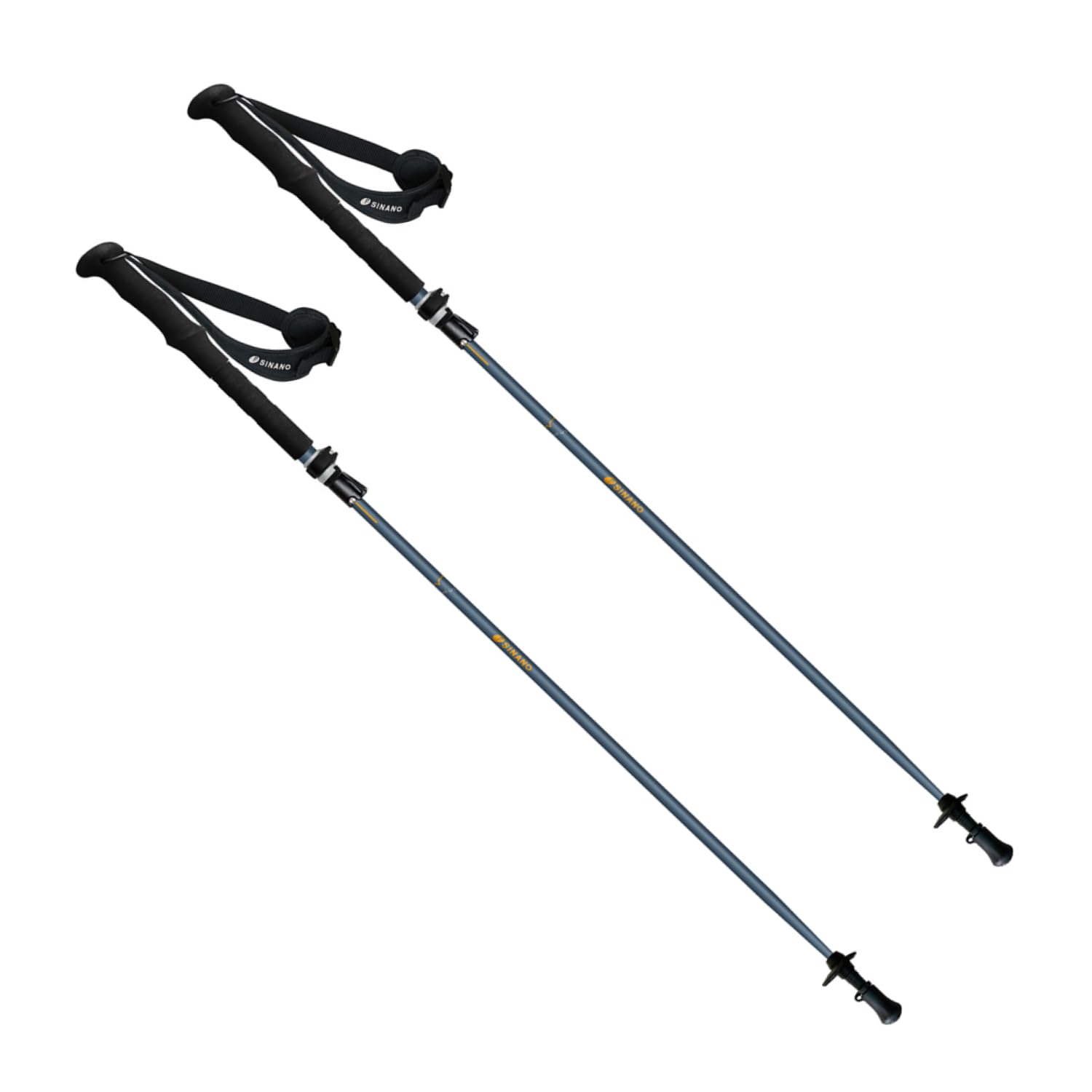 

SINANO Треккинговая палка складная TWIST 125 Темно-синий, 110-125см