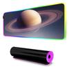 saturn Mouse Pad RGB Gaming Mousepad Big LED Pad PC Desk Mat Luminous Mouse Pad Large Keyboard Mats Table Rug With Backlit