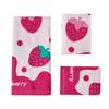 Face Towel Strawberry Printing Perfumed Fluffy Face Body Washing Wipe Towel Bathroom Accessories for Daily Use