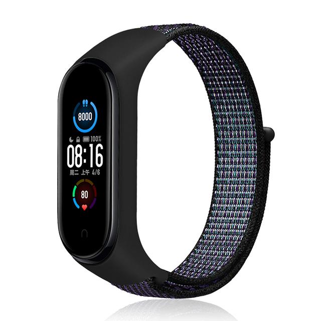 Bracelet for Mi Band 10 8 7 9 Strap Nylon Sport Loop Watch Belt Pulsera Correa Mi Band 4 Wristband Xiaomi Mi Band 5 6 3 Bracelet