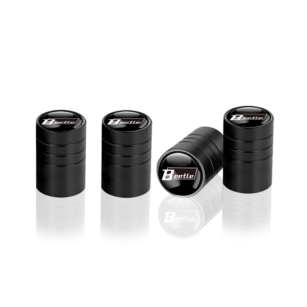 T304Pcs Car Tire Valve Caps Metal Wheel Dust Covers Accessories For Volkswagen VW R Polo Passat Rline Golf Tiguan Jetta GTI Touran