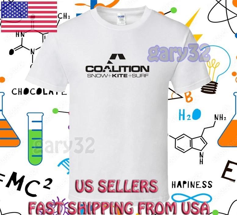 

NEW SHIRT COALITION SNOW KITE SURF RACING LOGO T shirt FUNNY SIZE S-5XL 3XL