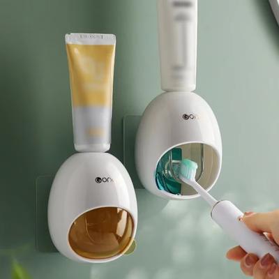 With Dust Cover Toothpaste Squeezer Wall Mount Toothpaste Holder  Family