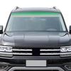 Plouluyt Car Tint Film Top Front Windshield Foil Protection Gradient 20X150cm(Green)