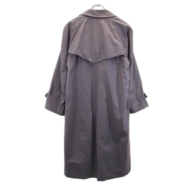 LONDON FOG 80s vintage trench coat 12 gray Liner included, big size Women Used