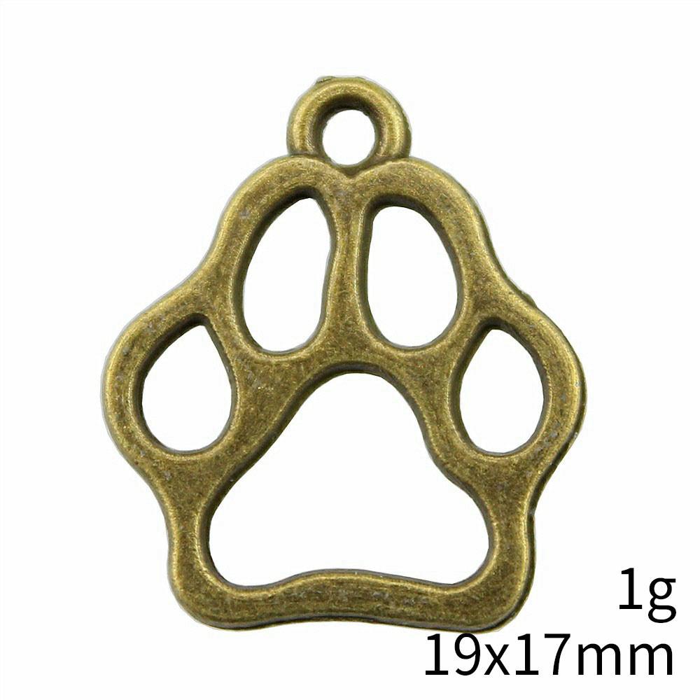 Back To School Charms Italian Bracelet Dog Paw Bear Paw Charms Pendant Clearance Sale Items Pendant Set