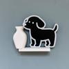 Kühlschrankmagnet mit Hunde-Duftblumen, Deko-Elemente für Hunde, Katzen und andere Tiere – Erinnerungsbox für Zuhause oder Büro – Perfektes Geschenk