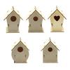 Decoration Bird Nest Hous Wooden Hummingbird Cages Easy To Assemble Hanging Birdhouse  Garden