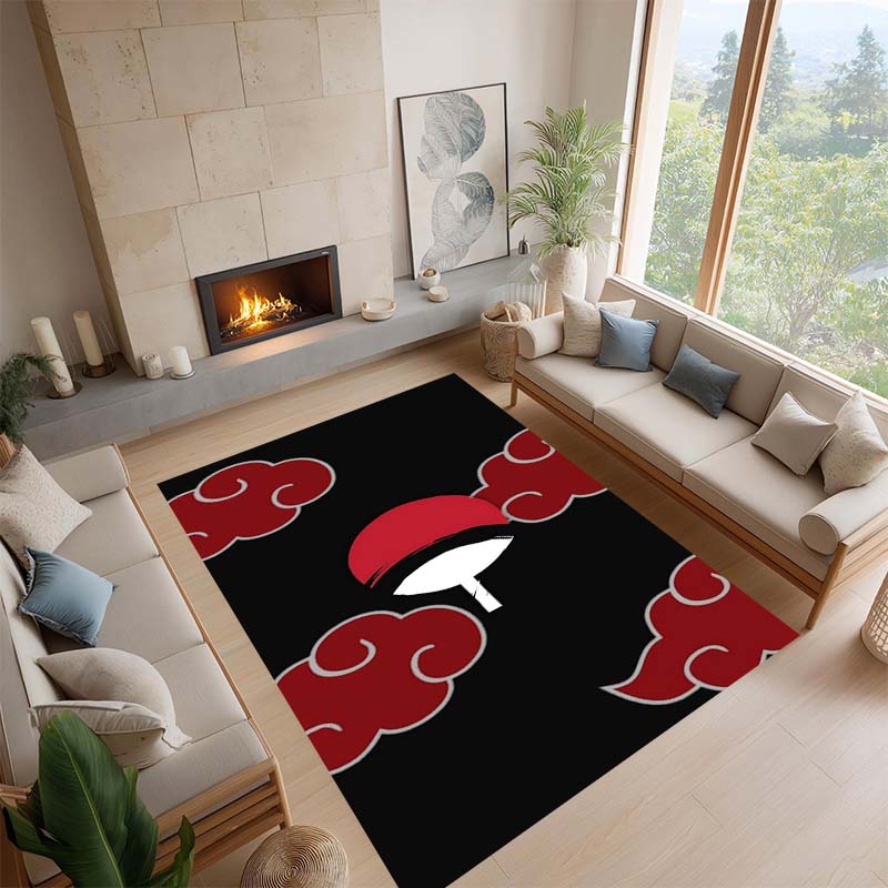 

NARUTO shonen manga-themed rug, suitable for children s play areas, non-slip floor mats, bedrooms, living rooms, sofas, and othe 60x90cm