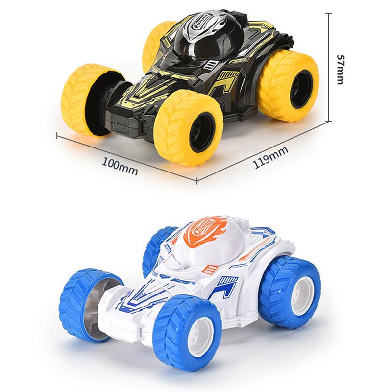 Four-Wheeled Double-Sided Drive Inertia Toy Car 360 Degree Rotating Stunt Collision Spinning Twisting Buggy Boys Car Toys
