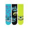 Monsters Inc Mens Mike & Sulley Calf-Length Socks (Pack of 3)