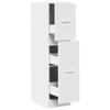 VidaXL Apothecary Cabinet White 30x41x118 Cm Engineered Wood, Apothecary Chest, Apothecary Furniture, Chest with 855160