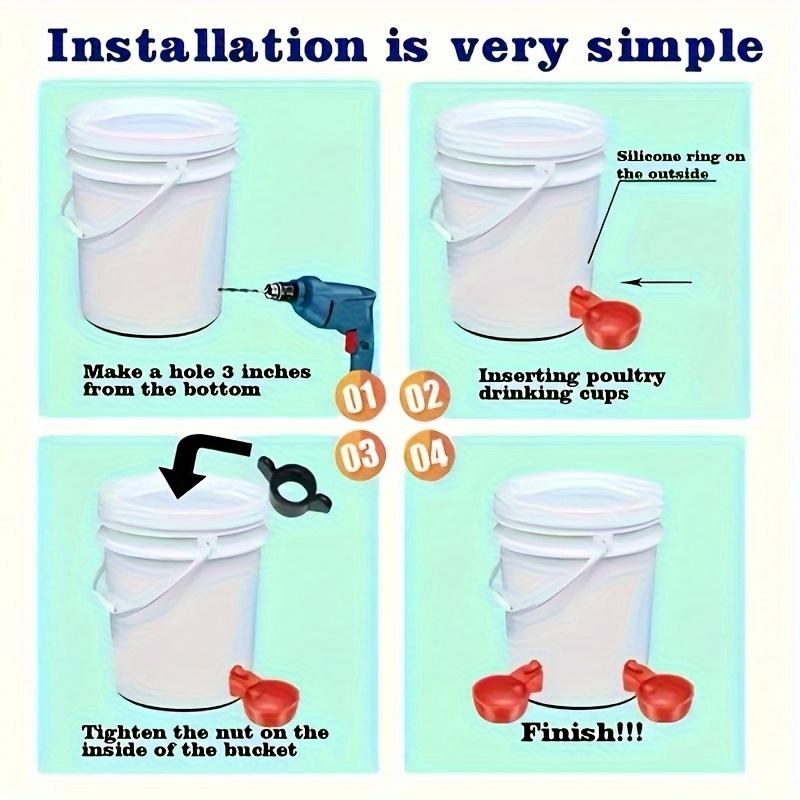 Poidło dla kurcząt Poidło Kaczka Gołąb Kurczak z wolnego wybiegu