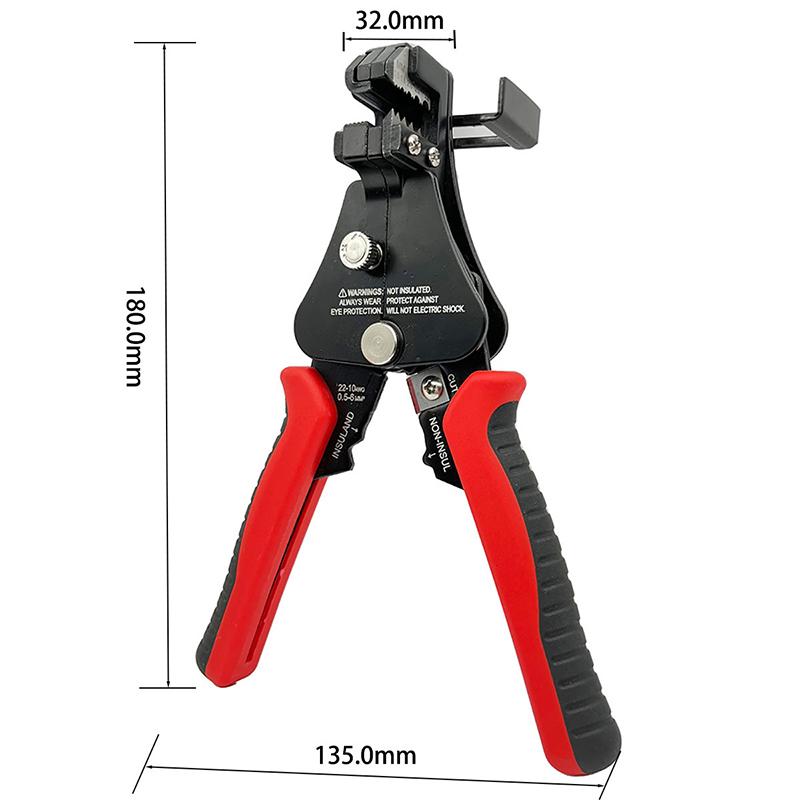Multi-Function Wire Stripper Automatic Cable Cutter & Crimping Tool For Fiber Optic Coaxial & Electrical Wires