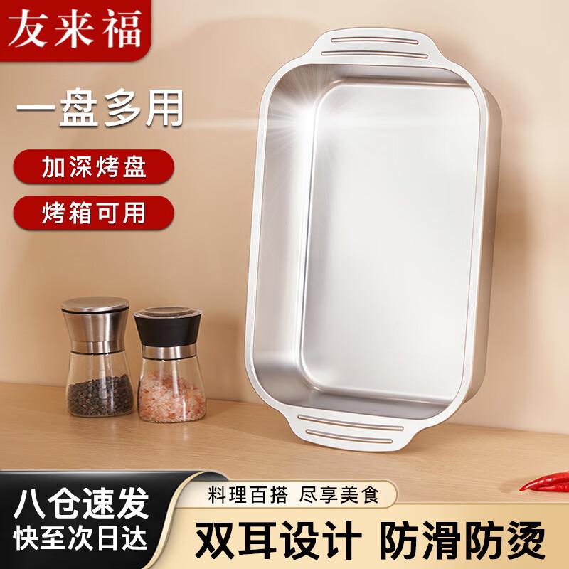 Stainless Steel Deep Square Serving Tray