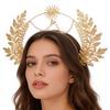Sun God Glory Headband Gold COSPLAY Hair Hoop Fashion Baroque Crown  Halloween Party Cosplay