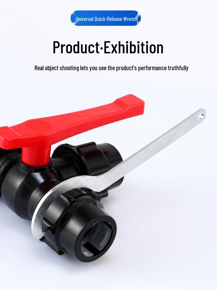 Klucz PE Quick-Connect: Żelazo, Plastikowe Złączki Rurowe - Trójnik, Kolanko, Zawór Kulowy, Szybkozłączka do Rur Wodnych