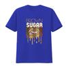 Womens T Shirt Brown Sugar Melanin Black Woman Lips Funny Babe 2XL vintage Washed Casual fashion graphic Versatile homme