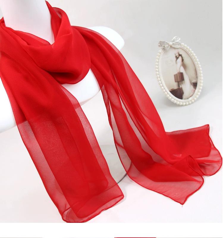 Scarlet Silk Square Dance Shawl - Women's Versatile Spring Scarf