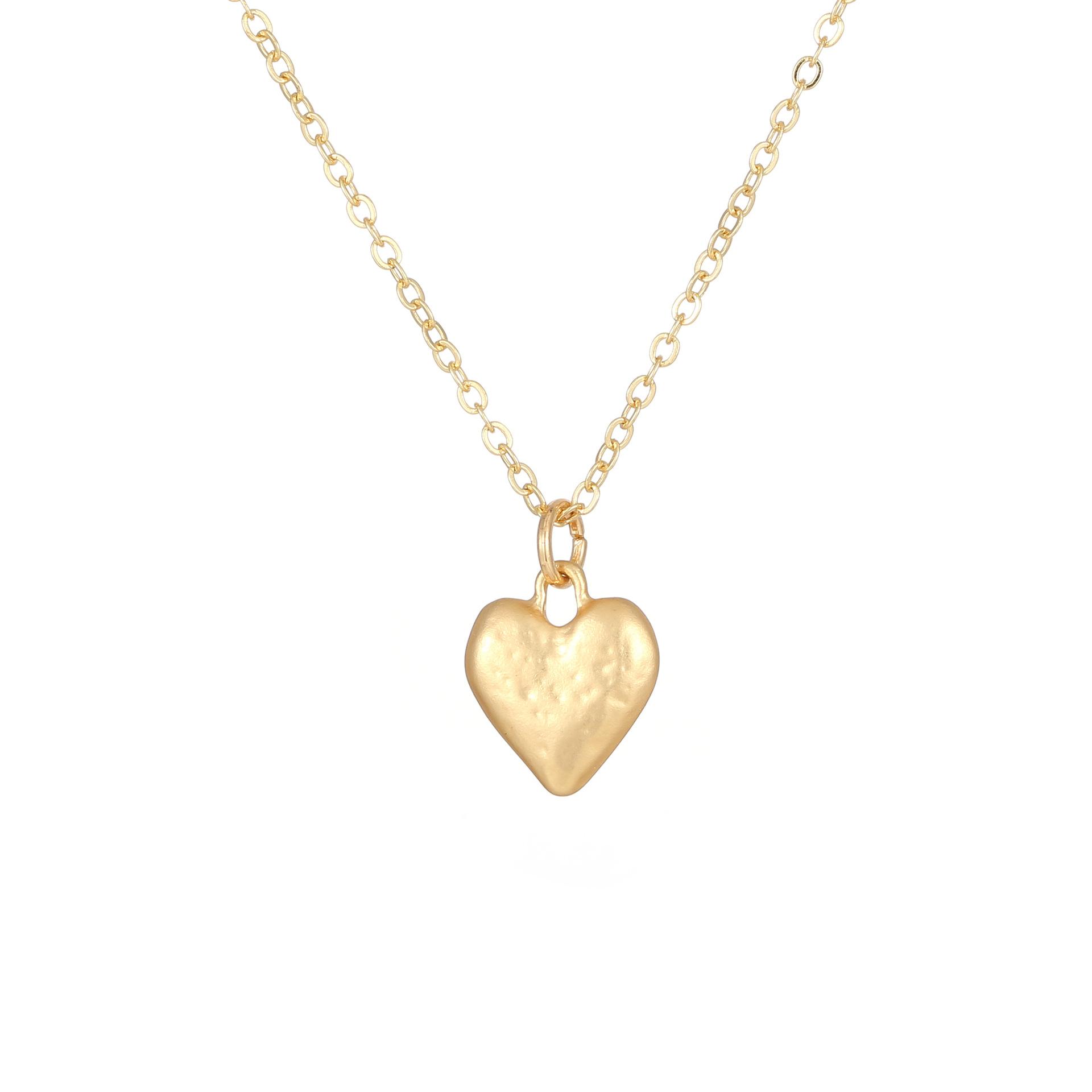 

Золотая любовь маленькая подвеска, суб-золотая модная простая в форме сердца женская милая ins-ветра ожерелье