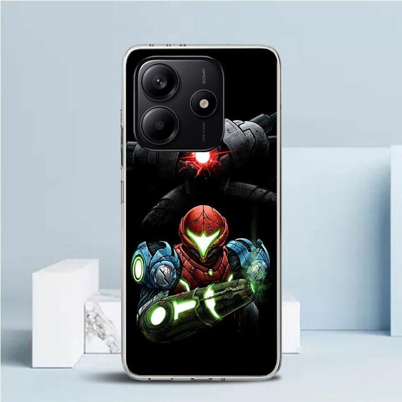 Game M-Metroids Soft Cover for Xiaomi Redmi Note 15 14 13 12 Pro Plus Phone Case 14S 11S 11T 11E 10S 10 4G Pattern Shell Redmi N