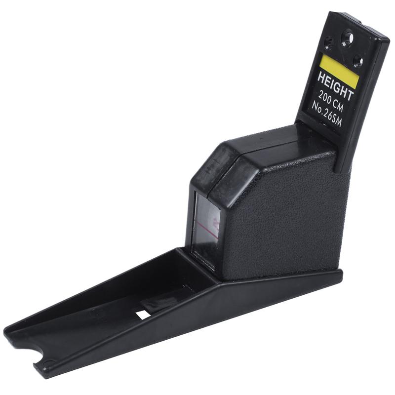 Premium-3Pcs 200Cm Stadiometer Black Wall Mounted Height Meter Growth Ruler Cm Metric Tape Measures