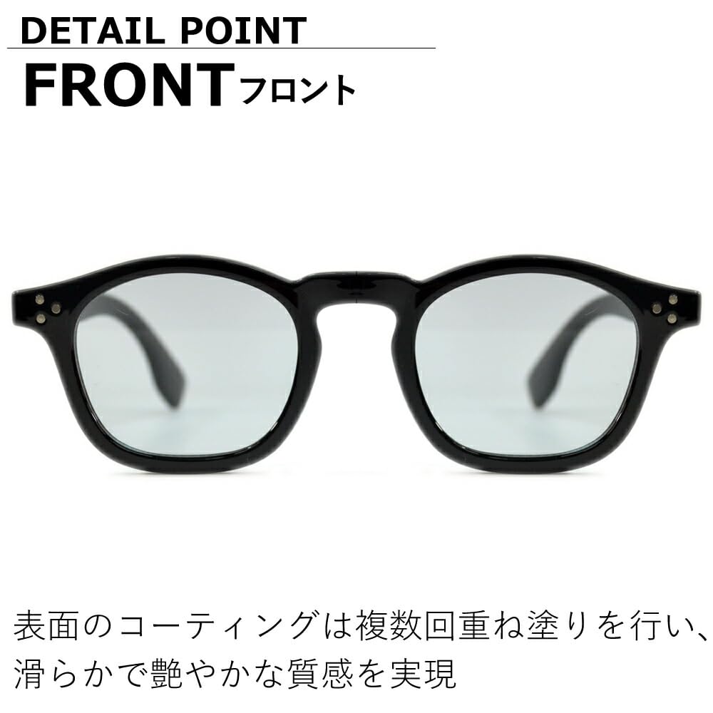 [MERRY PLEASURE] Sunglasses for Men and Women, UV Protection, Fashion Glasses, Wellington Style, Tinted Lenses (Lightly Colored)