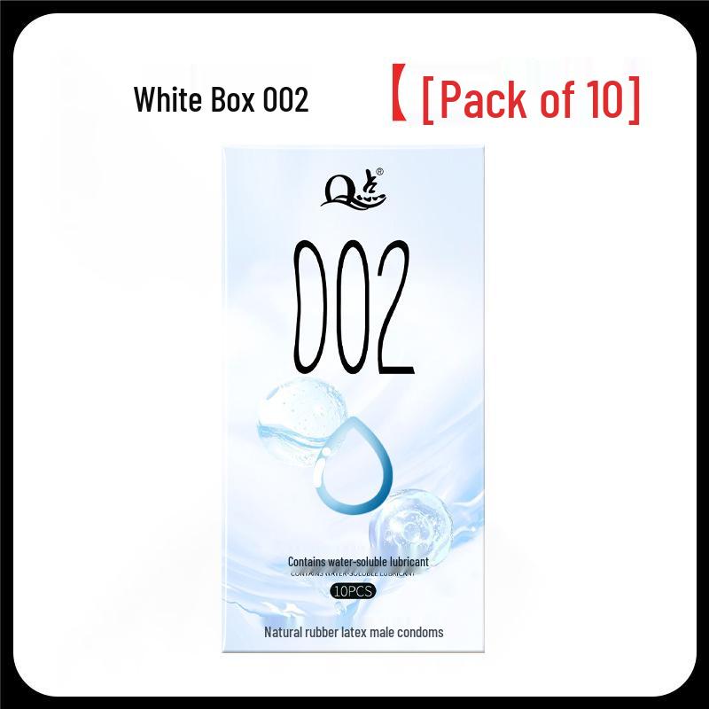 Q Point Ultra-Thin Pink Condoms with 3D Surrounding Particles - Odorless, Super Lubricated, Female Pleasure Enhancing.