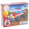 2-in-1 Building Blocks Fire Department Fire Pickup